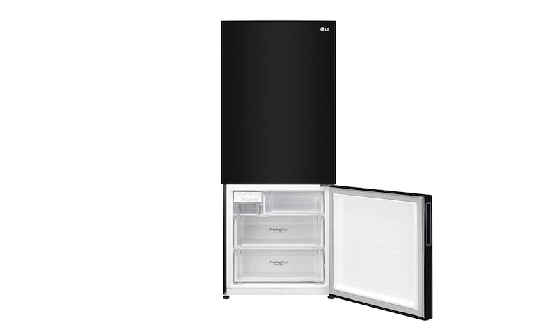 LG 450L Bottom Mount Fridge With 4½ Star Energy Rating, Black Finish, GB-450UBLX